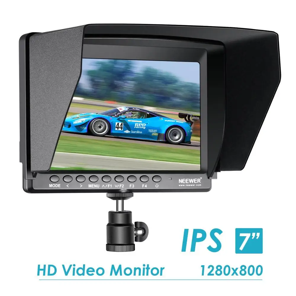 Neewer 7 дюймовый экран 1280x800 IPS камера полевой монитор поддержка 4k вход HDMI видео для