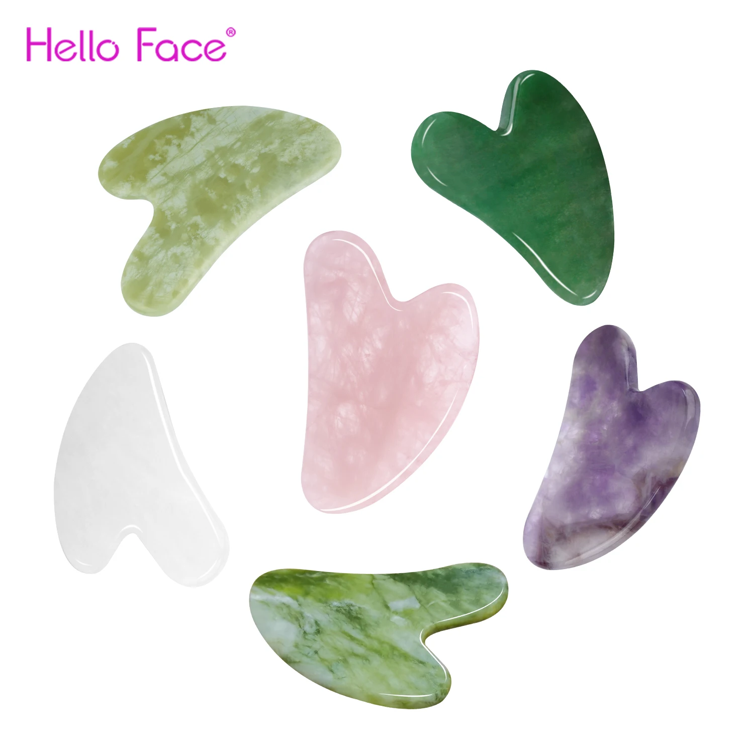 

Скребок гуаши для спины, натуральный камень для расслабления мышц