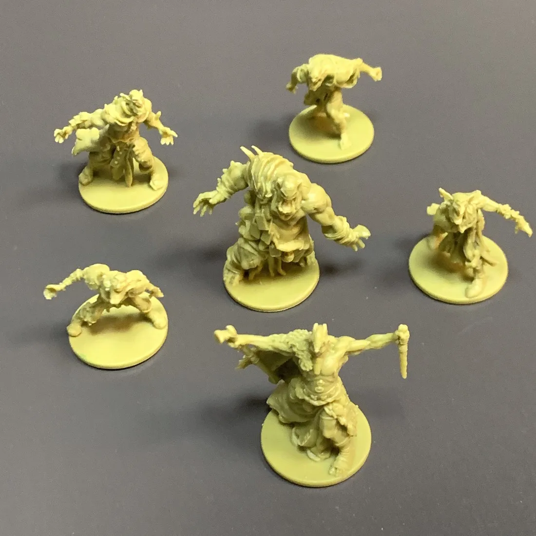 6 шт. настольные мини-фигурки Зеленая Орда | Игрушки и хобби