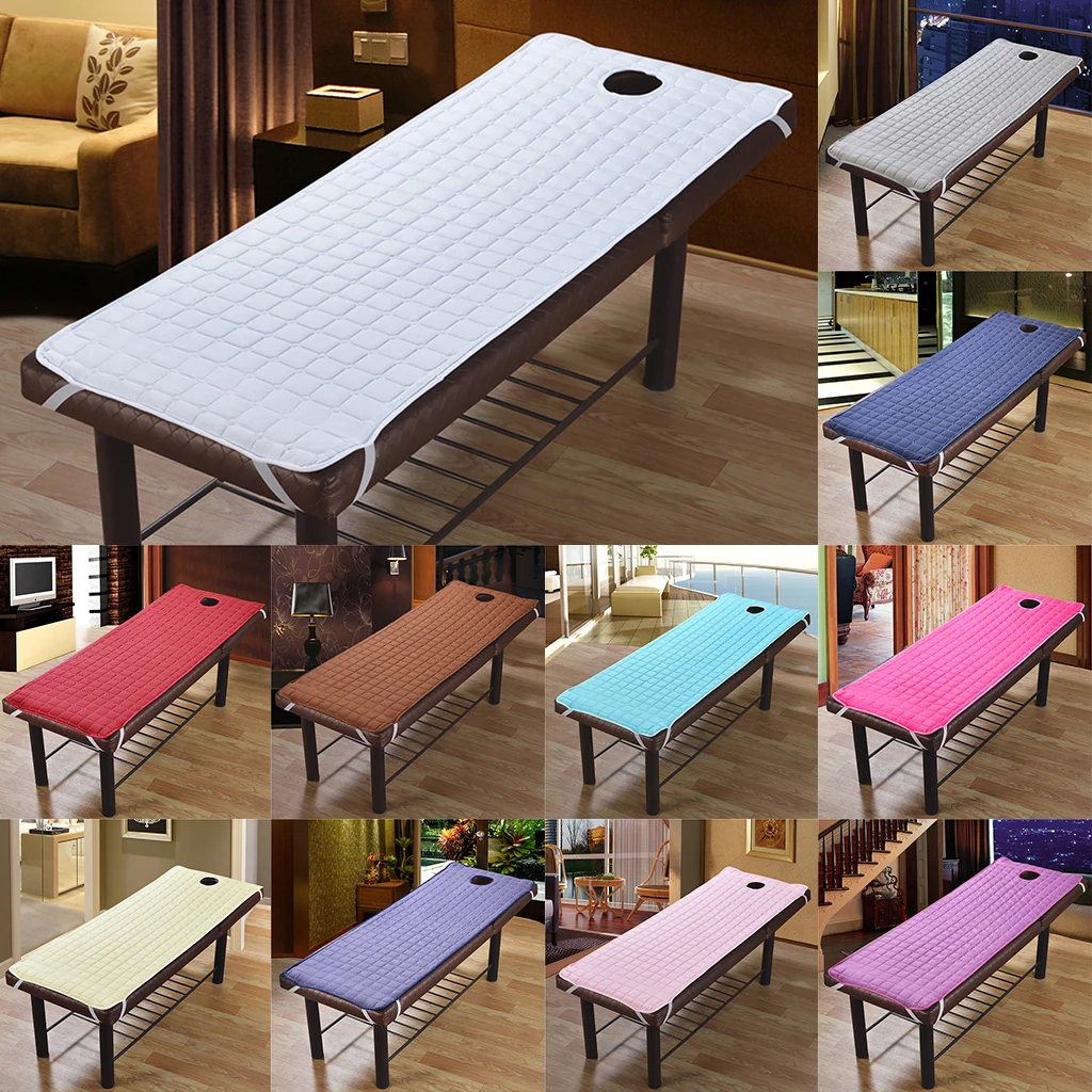 Спа массажный стол простыня наматрасник для салона красоты с отверстием лица