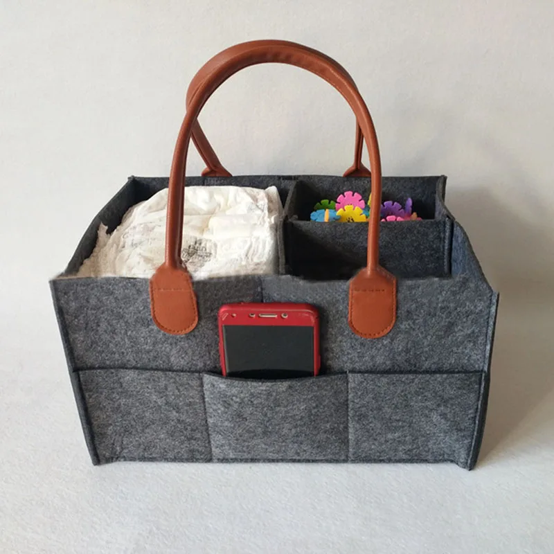 Многофункциональный органайзер для подгузников фетровая сумка детских мамы