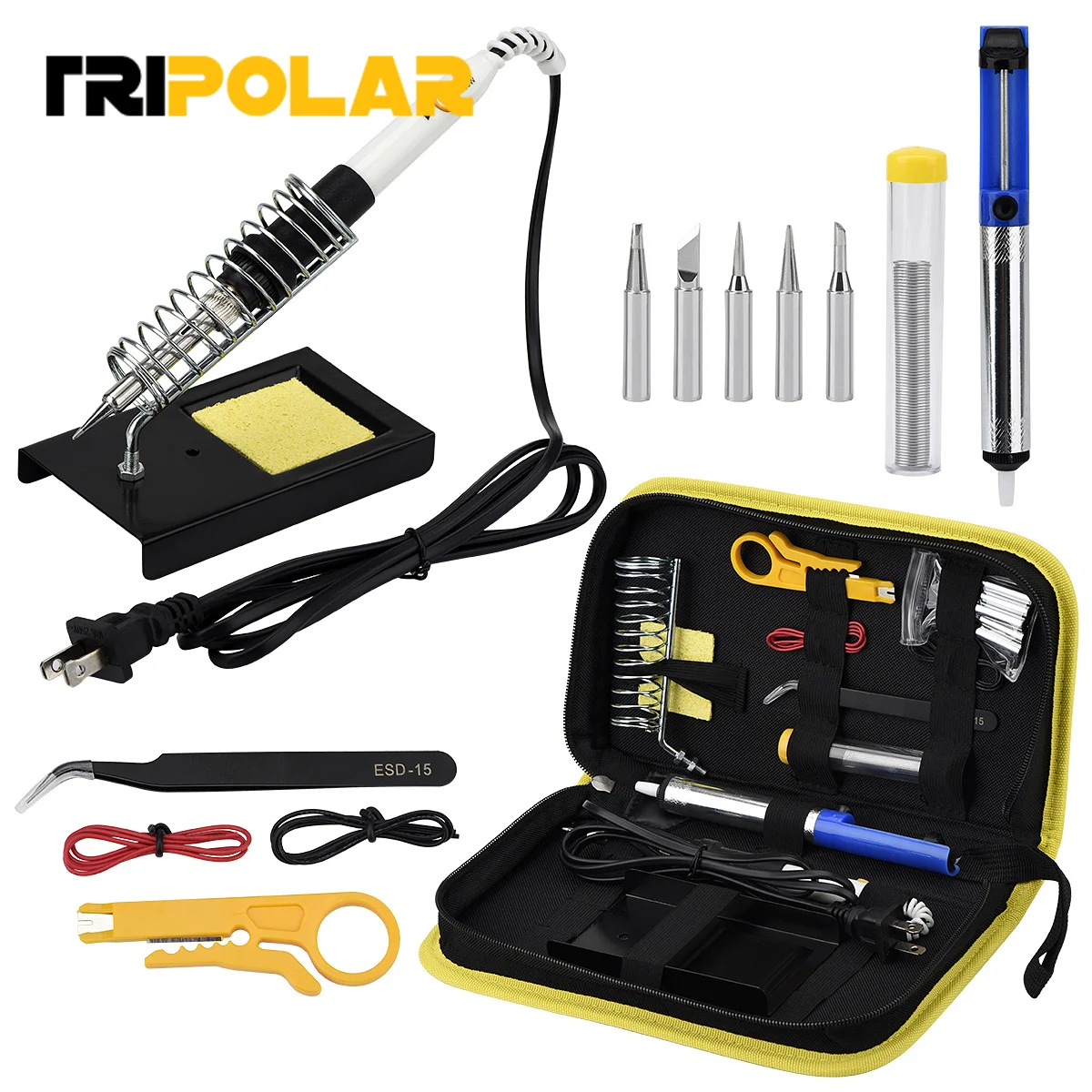 

Новый набор для электрического паяльника 908S, 60 Вт, 220 В, комплект для паяльника с регулируемой температурой, набор инструментов для сварки, припой, проволока для пайки