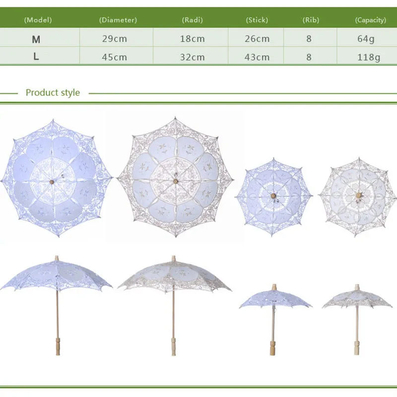Зонт-зонтик женский с длинной ручкой 1 шт. | Дом и сад