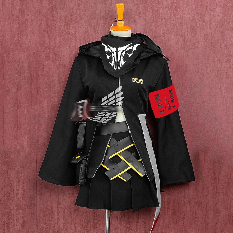 Настраиваемый! Костюм для косплея девушки передней линии классный стиль полный