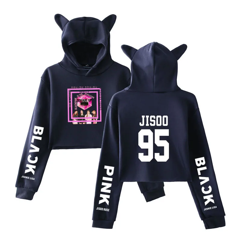 Blackpink 3D толстовки для подростков анимация Пуловеры спортивные костюмы женская верхняя одежда с длинными рукавами весна осень с капюшоном женские толстовки