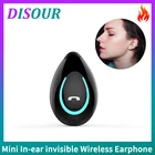 Беспроводные наушники DISOUR с костной проводимостью, Bluetooth-совместимые наушники 5,1, миниатюрные одиночные наушники для вождения, спорта, бизнеса