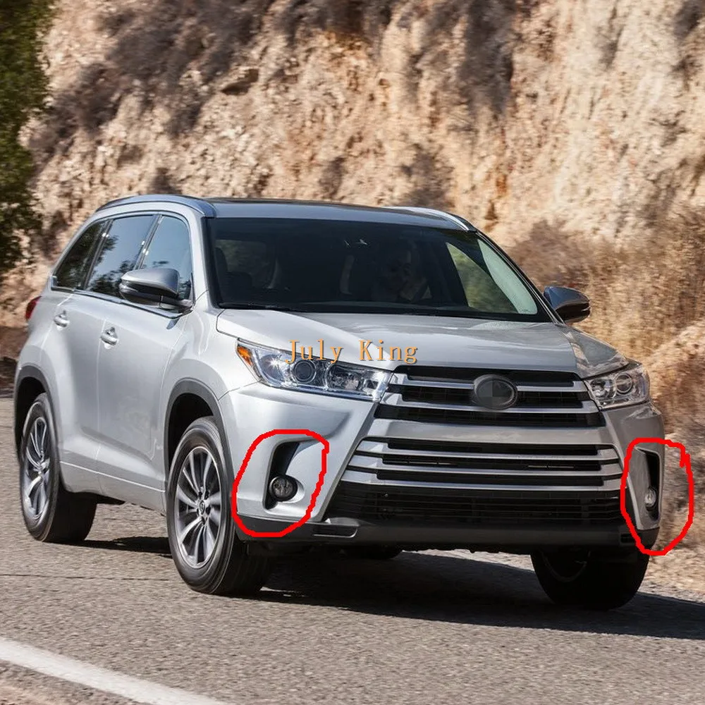 Июля King светодиодный Габаритные огни чехол для Toyota Highlander 2018-2020 свет руководство