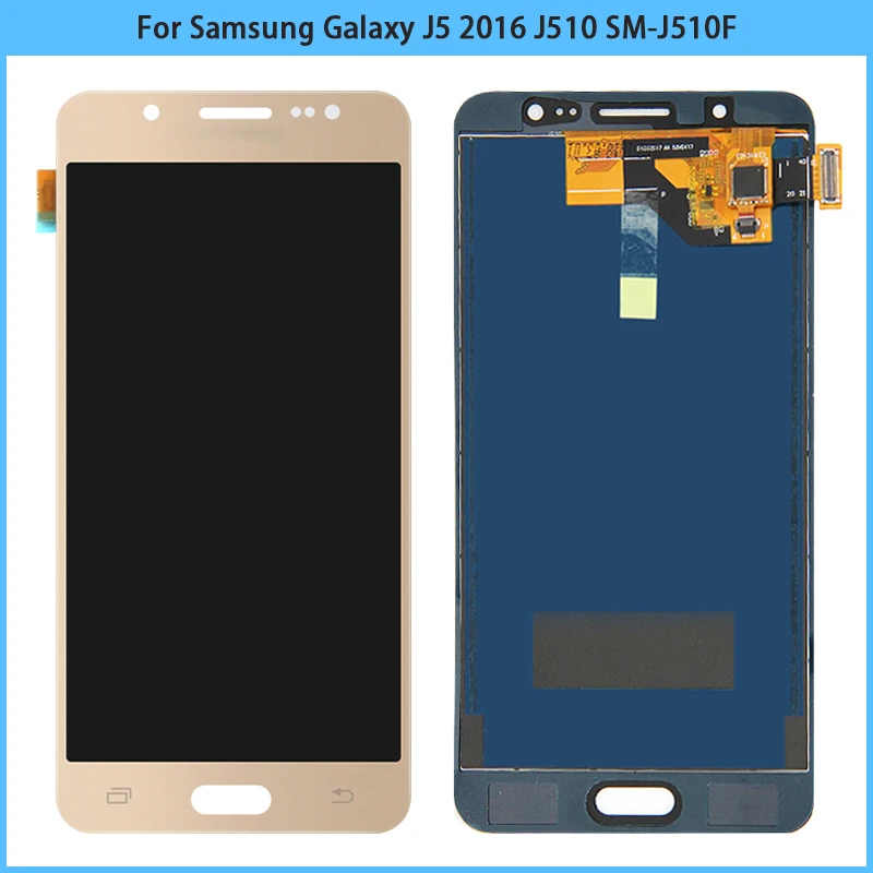 

New For Samsung Galaxy J5 2016 J510 SM-J510FN J510M J510A J510H LCD Display Screen Touch Panel Digitizer LCD Assembly Replace