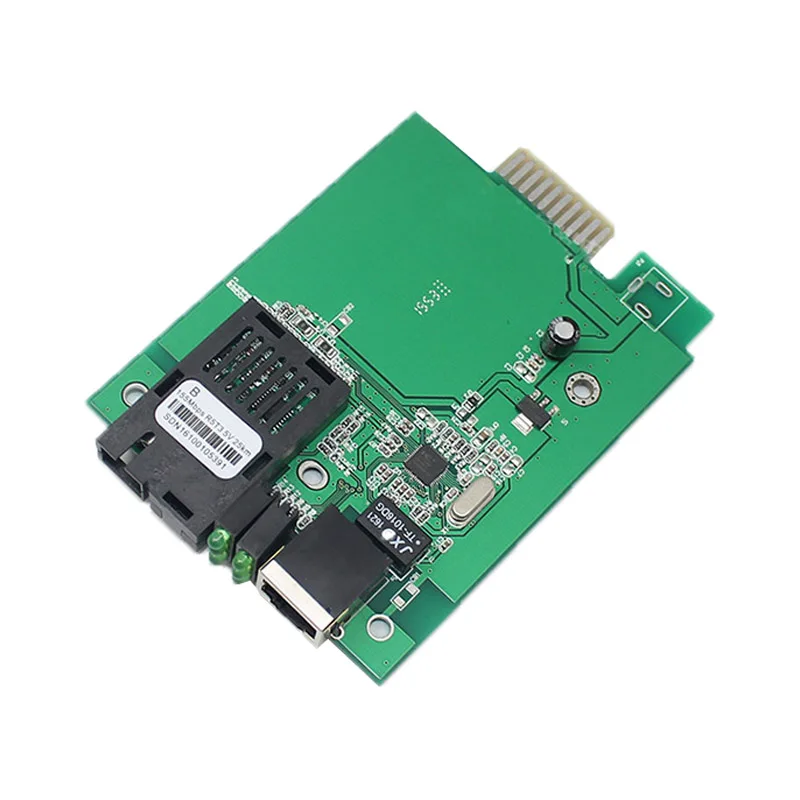 16-слотовая флейта волоконный переключатель 100 м трансивер PCB 1000M оптический