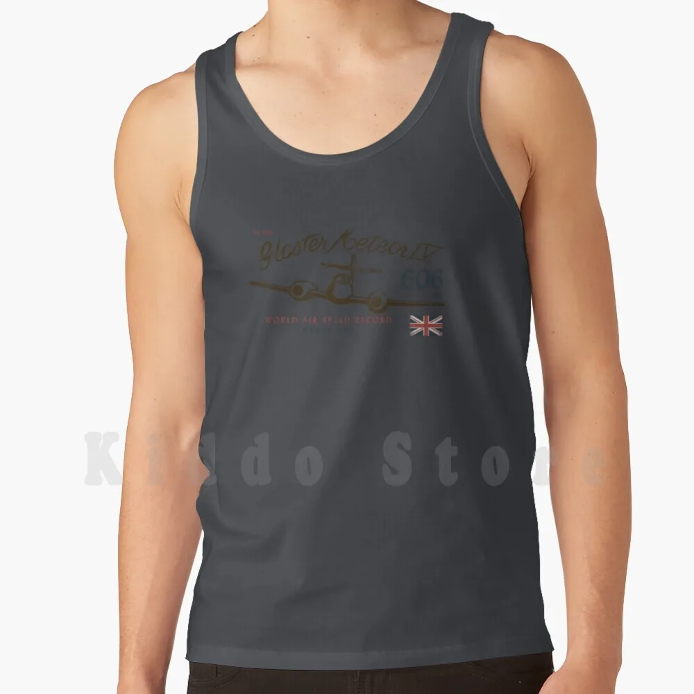 Глостер Метеор 606 Топы на бретельках жилет 100% хлопок Raf воздуха Скорость запись