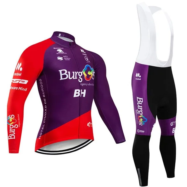 

winter 2020 TEAM BH thermal fleece Cycling JERSEY Bike Pants set mens Ropa Ciclismo 20D bicycling Maillot Culotte wear