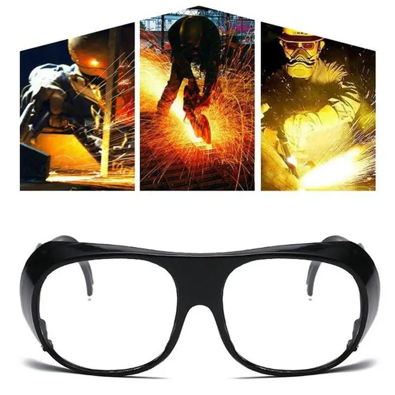 

1pc Special Black Anti-shock Glasses Goggles Welding Safety Glasses Eye For Work Glasses Protection Windshield Wholesale J0F1