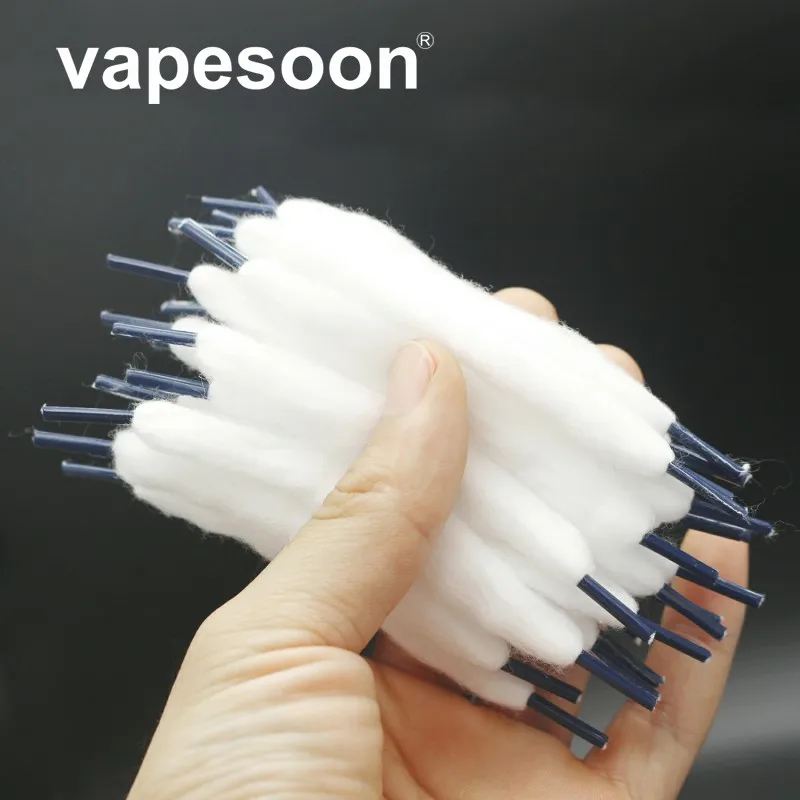 600 шт Vape хлопок предварительно встроенный органический для замены перезагрузки