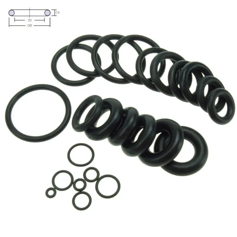 CS 1.5mm OD5-65mm NBR Rubber O Ring O-Ring Oil Sealing Gasket for Automobile Sealing image 2