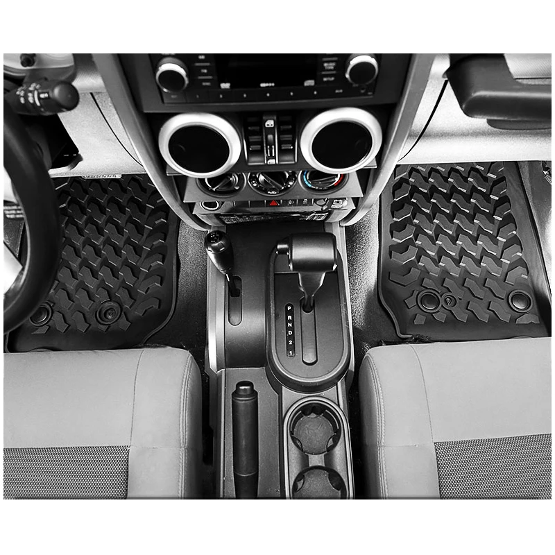 

Противоскользящий резиновый напольный коврик для Jeep Wrangler JK 2007-2017