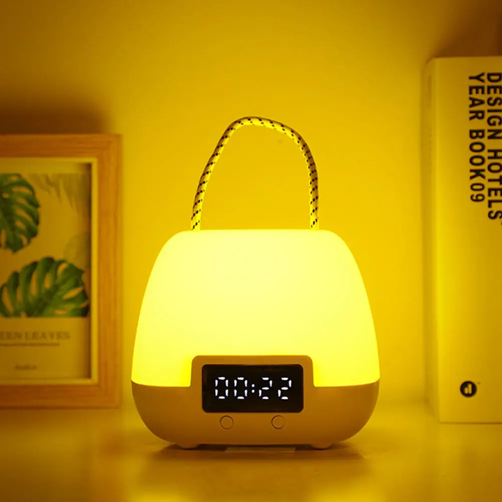 

1pc Rechargeable Night Lamp Remote Control Night Lamp Room Bedside Lamp USB Night Lamp