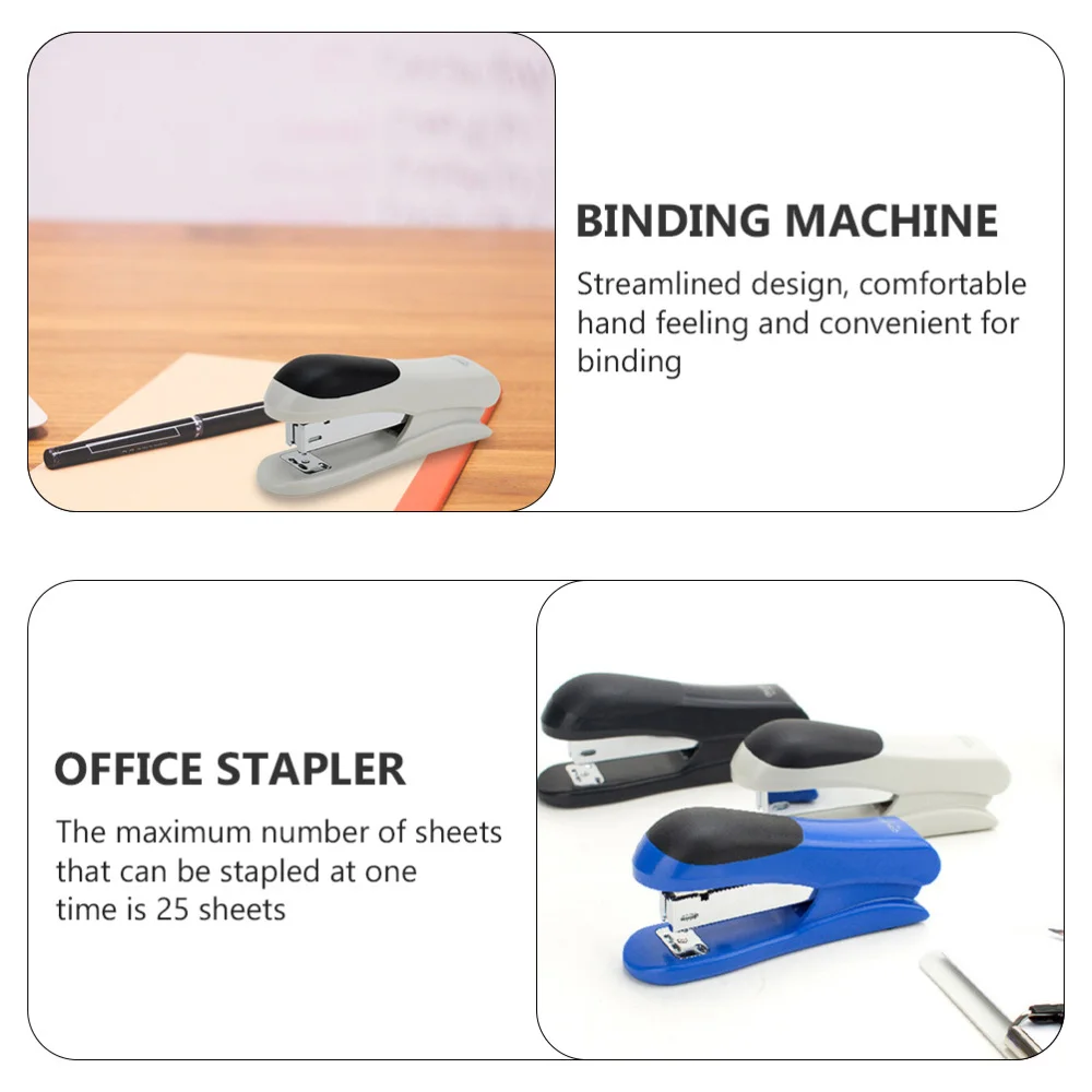 

1Pc Office Stapler Student Stationery Book Stapling Tool Portable Stapler