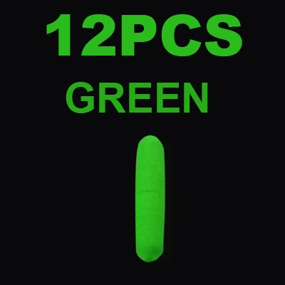 12pcs Green JIGEECARP 12 шт. пенопластовая баллонная установка поплавок EVA для рыбалки Поплавковый наконечник визуальные бобы красный оранжевый желтый зеленый клемма принадлежности - Цвет: 12pcs Green
