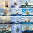 EverShine алмазная вышивка полная выкладка Пейзаж алмазная мозаика судно картины из страз вышивка крестом рукоделие декор для дома