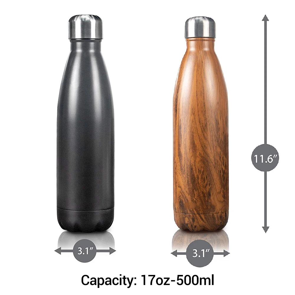 500 мл бутылка термо-Кола-Форма Бутылка Хранитель герметичные изолированные
