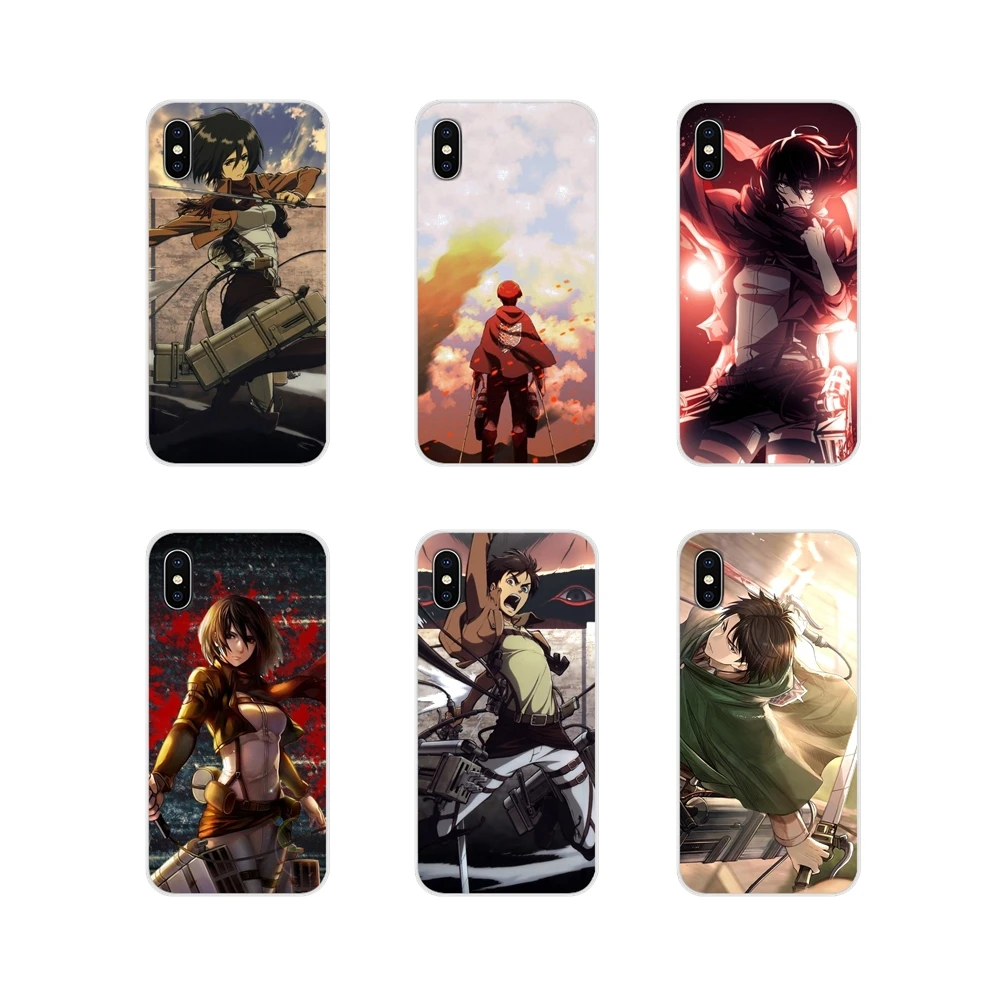 Аксессуары чехлы для телефонов Samsung Galaxy A3 A5 A7 A9 A8 Star A6 Plus 2018 2015 2016 2017 Attack on Titan Mikasa
