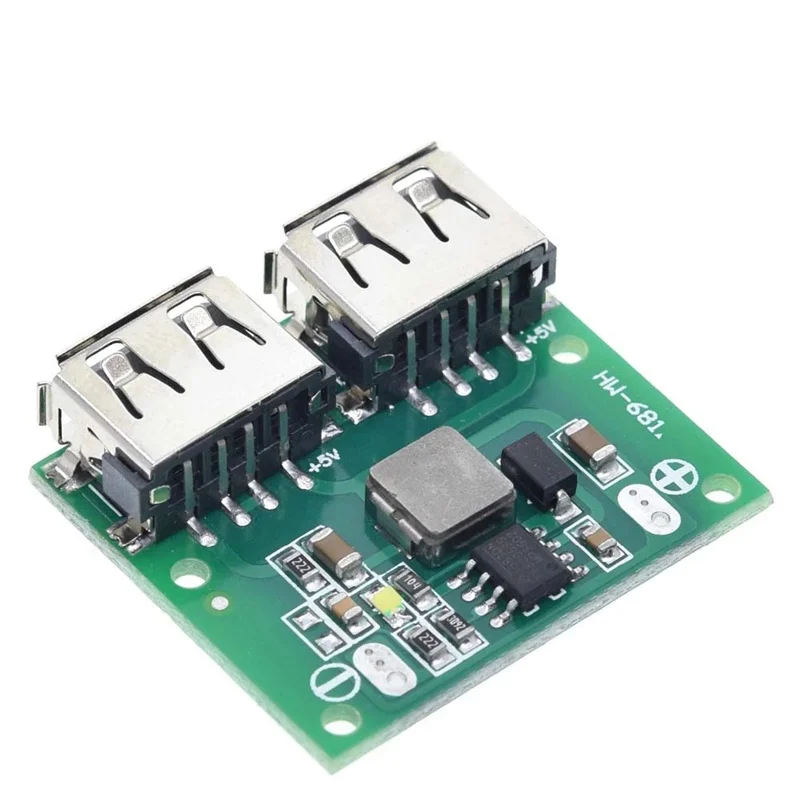 

9V 12V 24V To 5V DC-DC Step Down Charger Power Module Dual USB Output Buck Voltage Board 3A Car Charge Charging Regulator 6-26V