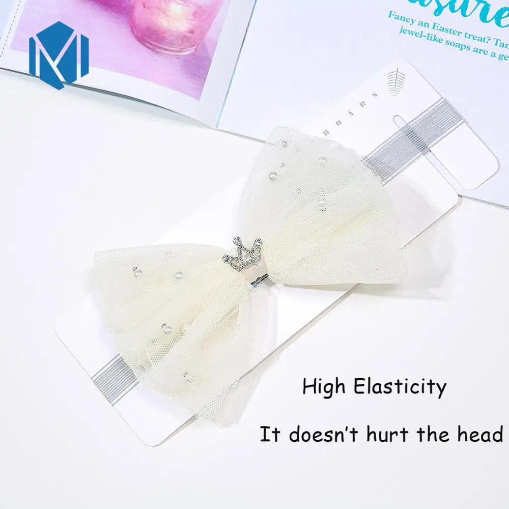 М мизм высокая гибкая принцесса головные уборы милые Твердые жемчужная Корона