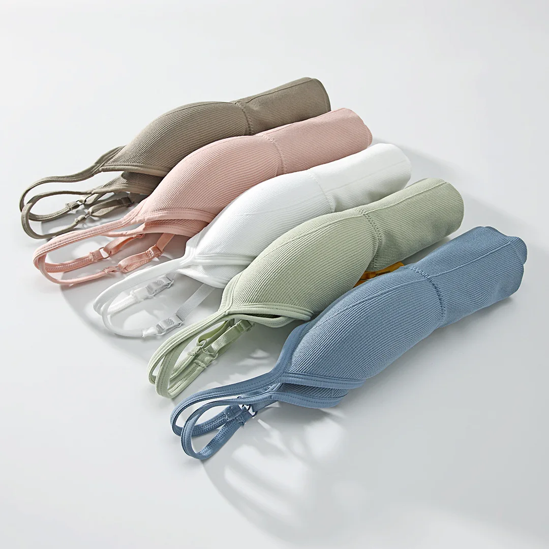 

U-shaped Back Bra Tube Top Women Crop Top Daisy Pattern Sexy Lingerie Bra Sports Fashion Street Top