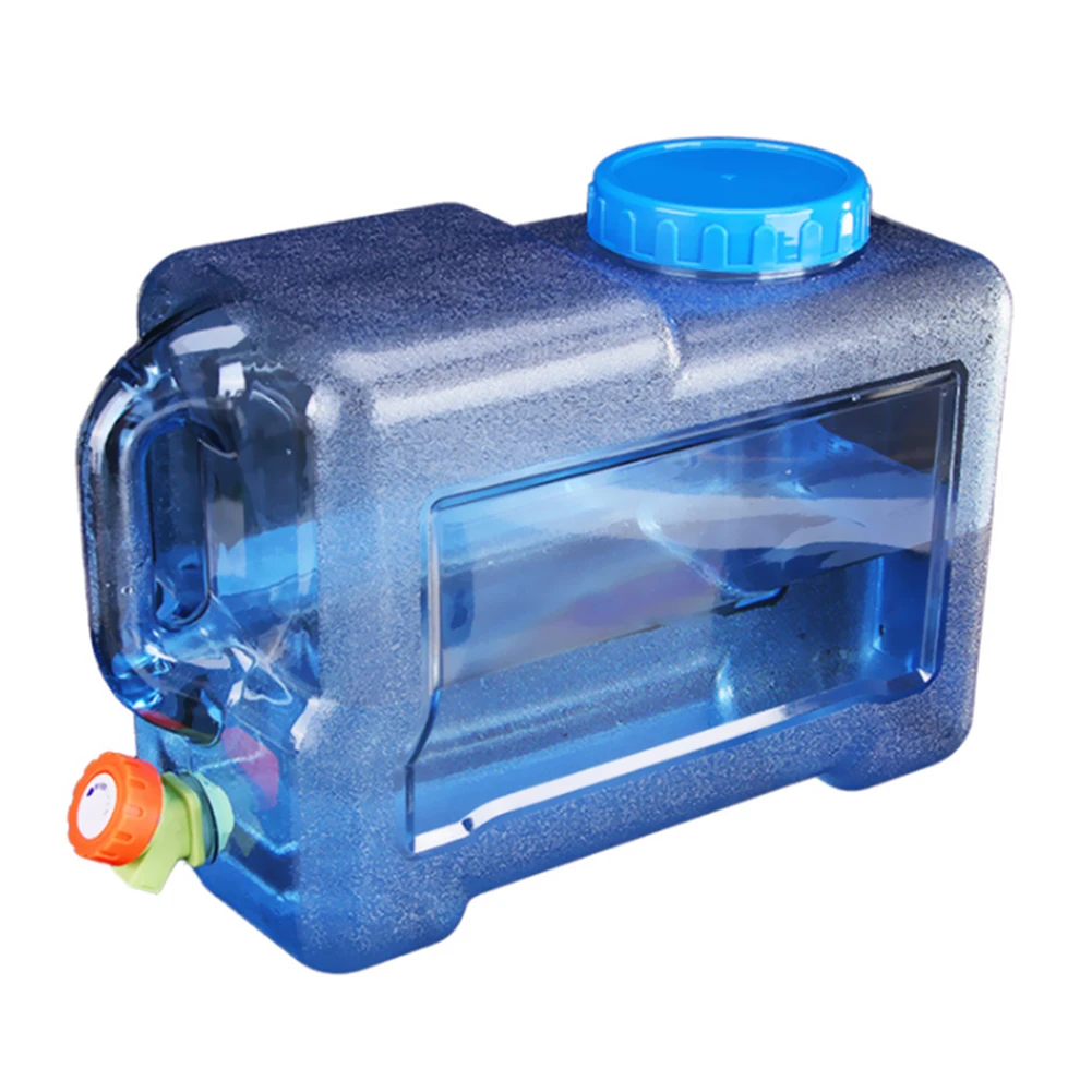 

5/7.5/8/10/12/15L Capacity Outdoor Water Bucket Portable Driving Wateater Bucket Portable Tank Container with Faucet for Camping