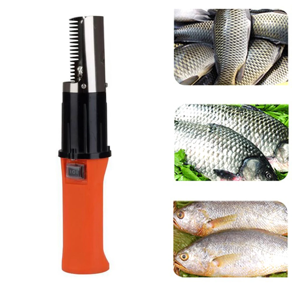 

Cleaner Electric Scraper Waterproof Useful Seafood Tools Powerful Blade Fish Scaler Stainless Steel Rechargeable Remover