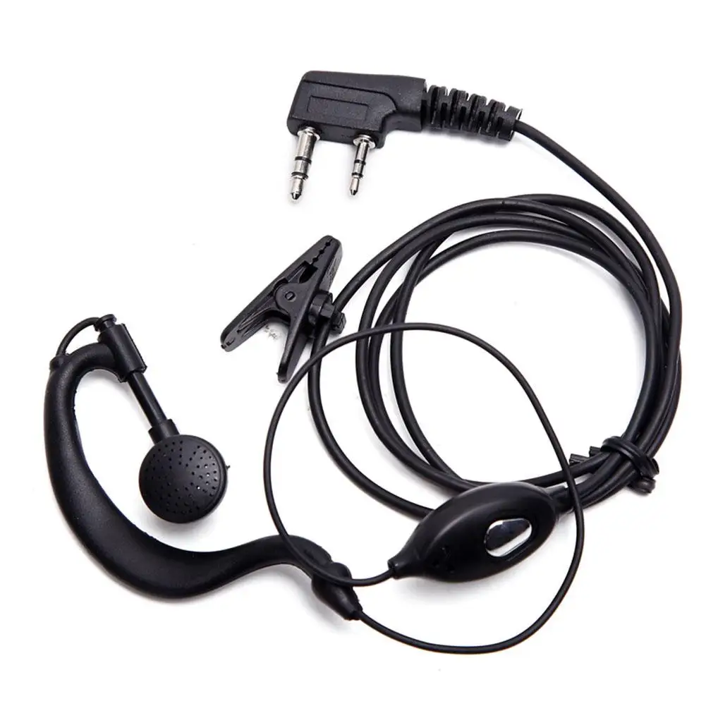 

ForWalkie Talkie Headset Two Way Ham Radio Earpiece 992 Earwear Unilateral Earphone K-Plug Wired Headset For Baofeng BF-888S