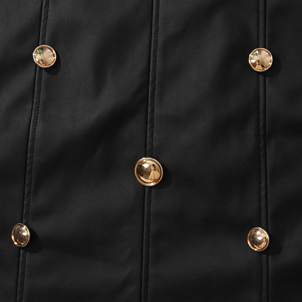 

2021 Women's Summer and Autumn New Arrivals Long Sleeve Cocktail Skirt Sexy Leather Skirt Fashion Casual Dresses for Women