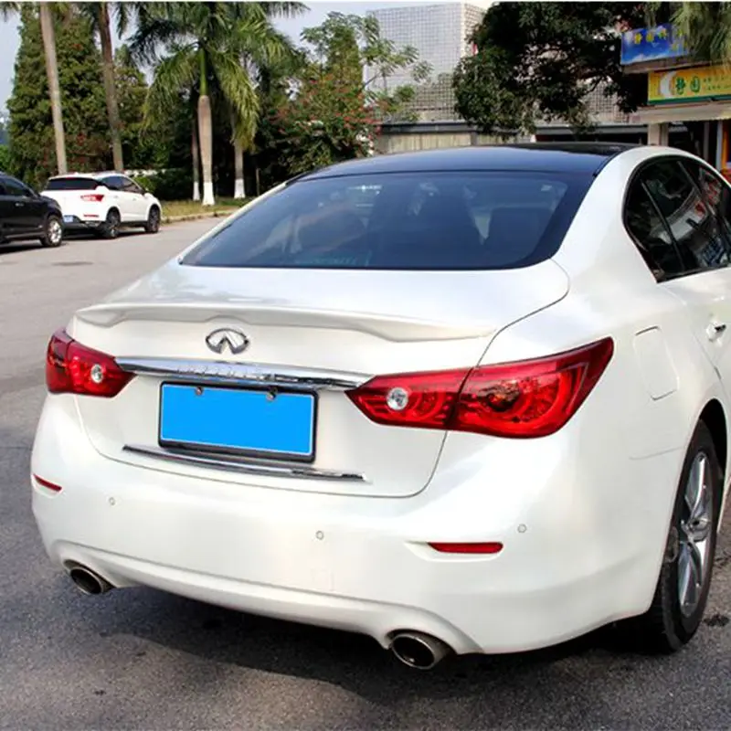 Спойлер для Infiniti Q50 Q50S задний спойлер из АБС-материала заднего крыла автомобиля