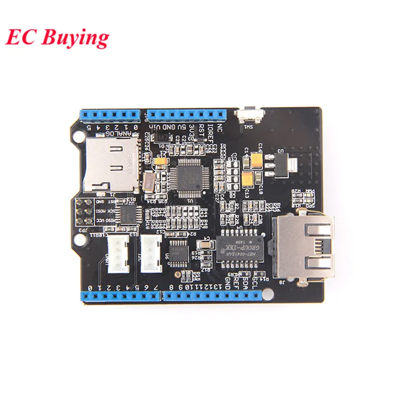 

W5500 Ethernet Shield V1.0 Ethernet Controller Expansion Board IoT Solution For Arduino