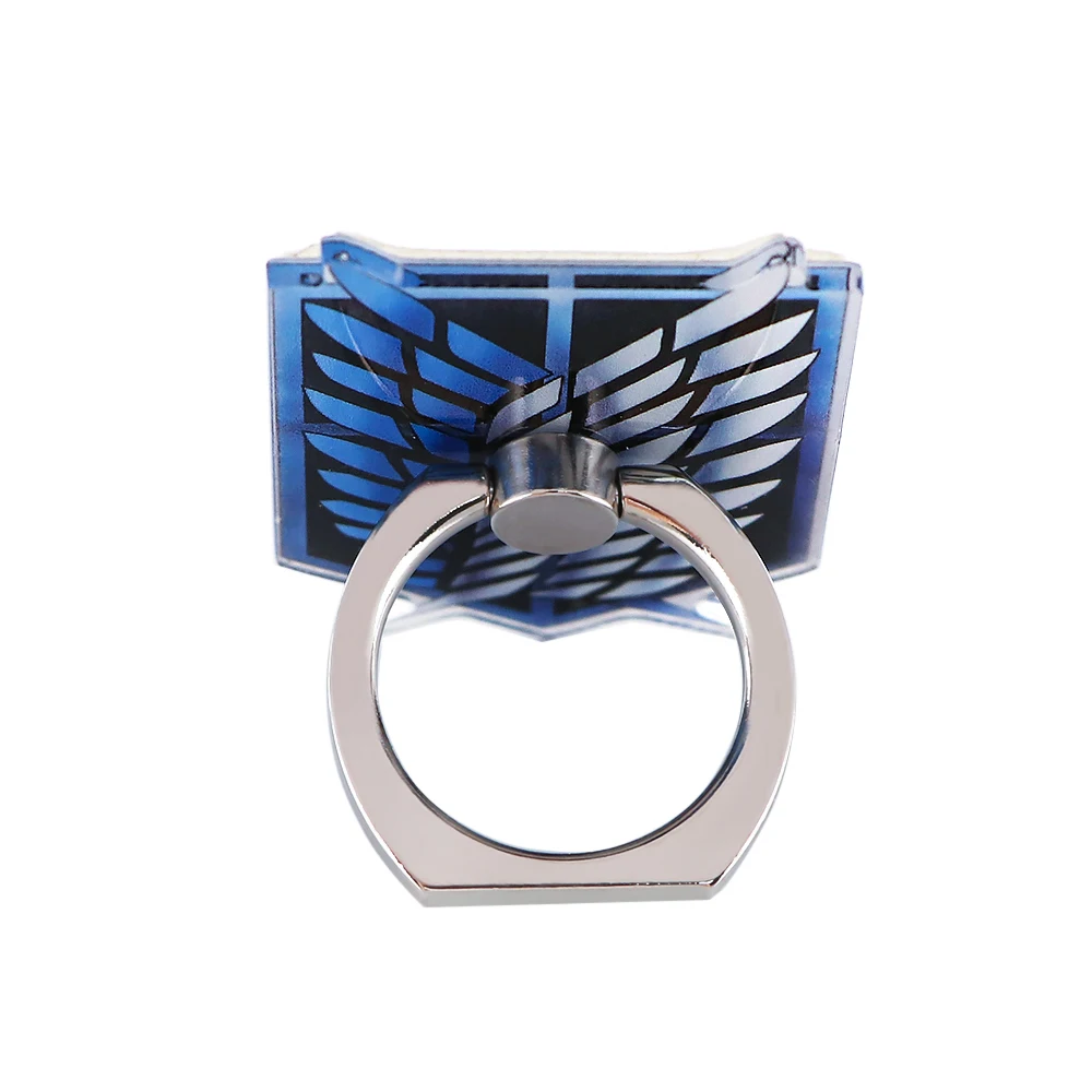 fd0794 anime shape metal finger ring stand holder diy phone bracket mobile phone holder cartoon cell phone docks accessories free global shipping