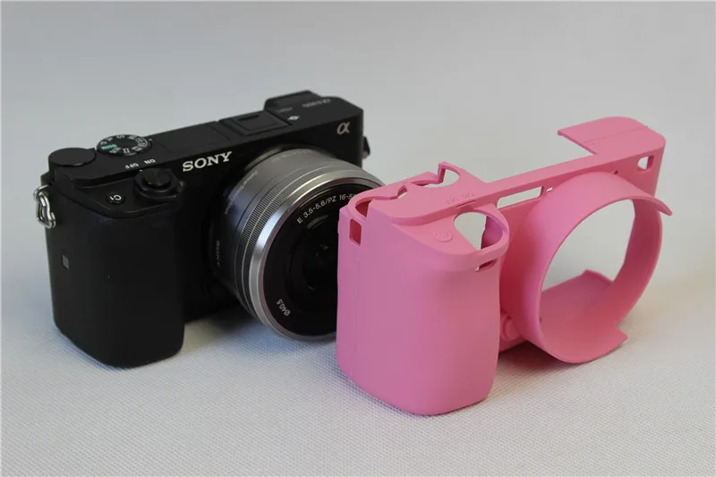 Сумка для камеры sony A6300/A6400 Мягкий силиконовый чехол для камеры защитный чехол