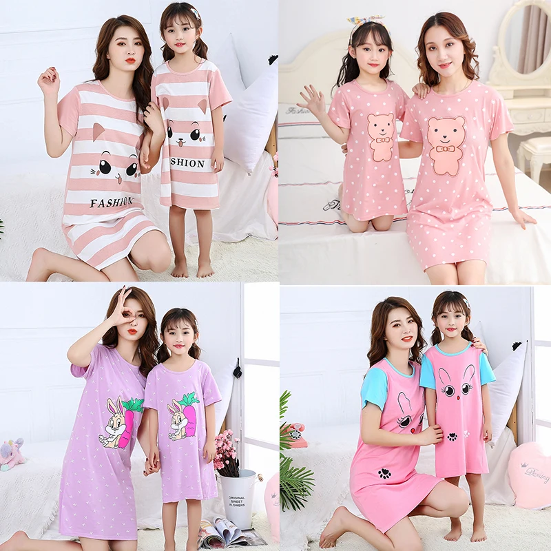 Ночная рубашка для девочек детская пижама хлопковые ночные рубашки принцессы