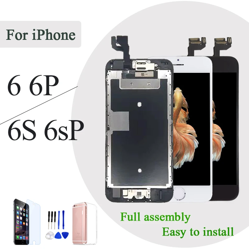 AAA Für iPhone 6 6sPlus Lcd-bildschirm Vollversammlung Plus s Display Touch Screen Ersatz Keine tote Pixel | Мобильные телефоны и