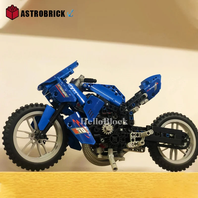 

ZHEGAO идея серии Скорость мотоцикл строительные блоки Внедорожные мото модель автомобиля город игрушки в форме мотоциклов для детей подарок ...