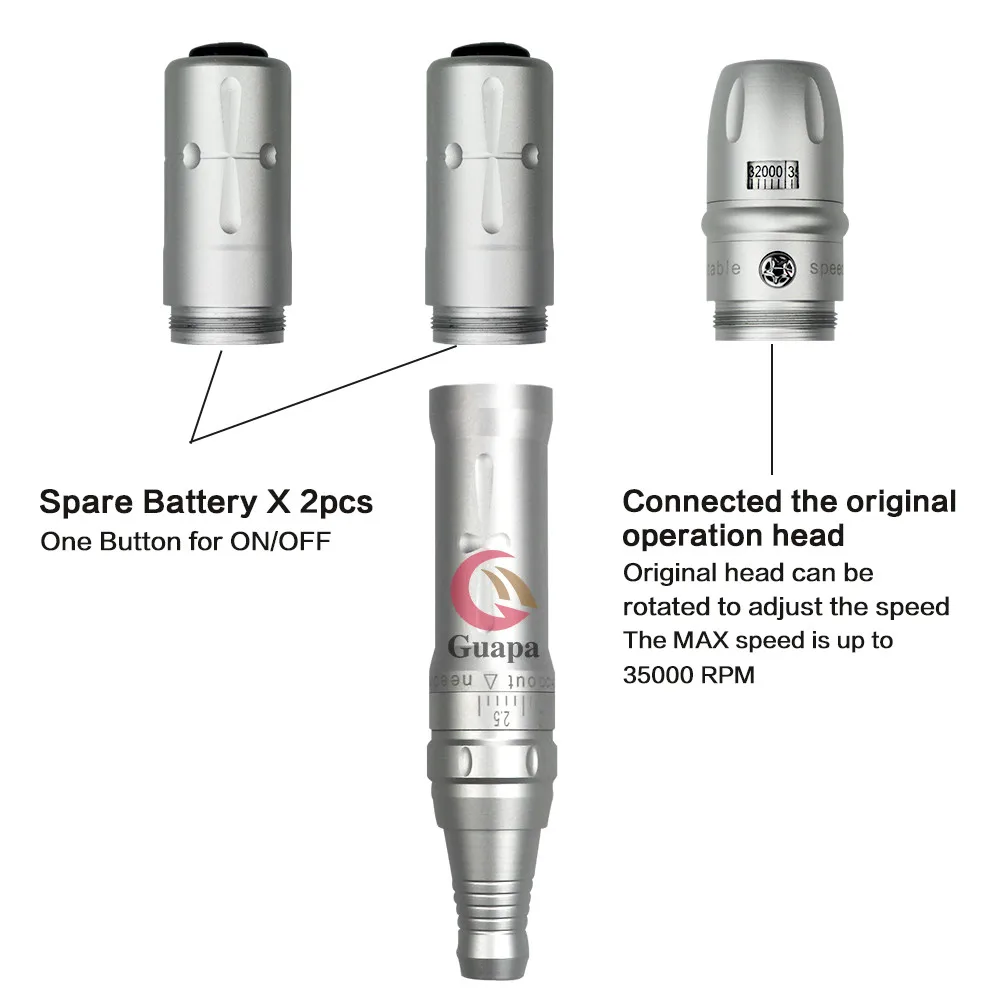 Беспроводная Машинка для микроблейдинга Перманентный макияж тату ручка пудры