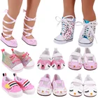 Красивые кукольные туфли балетки в виде кроликакотенка для девочек и девочек, 18 дюймов, 43 см