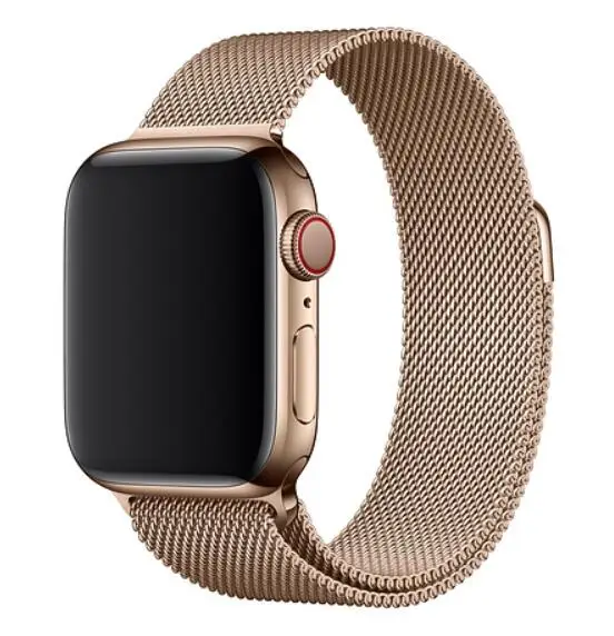 Ремешок из нержавеющей стали для Apple watch band SE 38 мм 40 металлический звеньевой