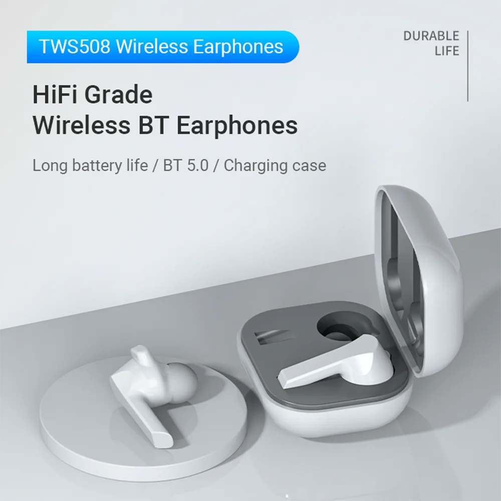 Фото Беспроводные наушники VYN 508JL TWS HiFi Bluetooth 5 0 спортивные модные HD стерео IPX4 Беспроводные наушники VYN 508JL TWS HiFi Bluetooth 5 0 спортивные модные HD стерео IPX4