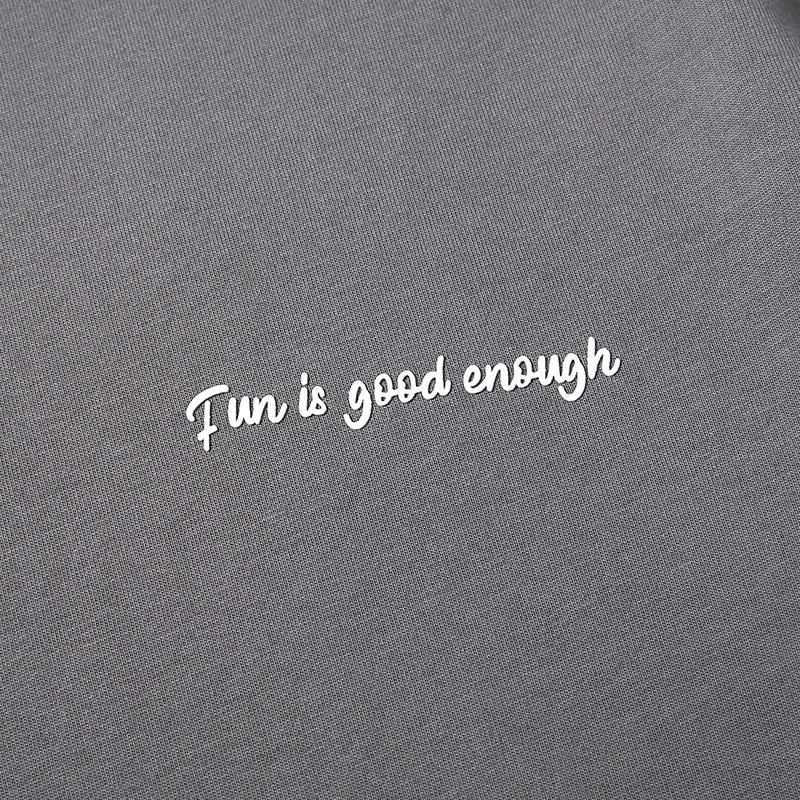 

QUANBO 2021 Summer New T-shirt Men Cartoon Print 100% Cotton Tees High Quality Tops Plus Size Streetwear Tshirt Gray Black