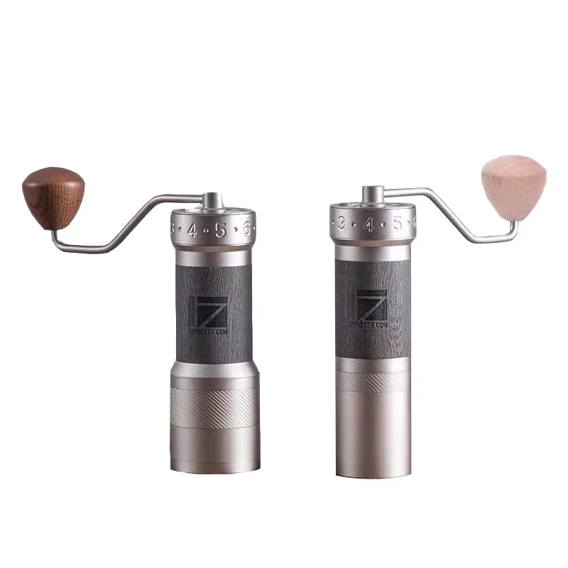 Ручная кофемолка серии 1 zпрессе K алюминиевая Регулируемая мини-кофемолка из