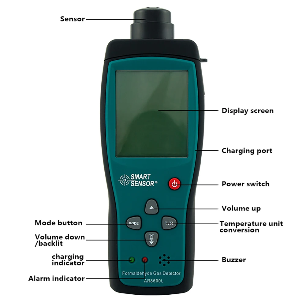 Портативный анализатор формальдегида с ЖК-дисплеем | Инструменты