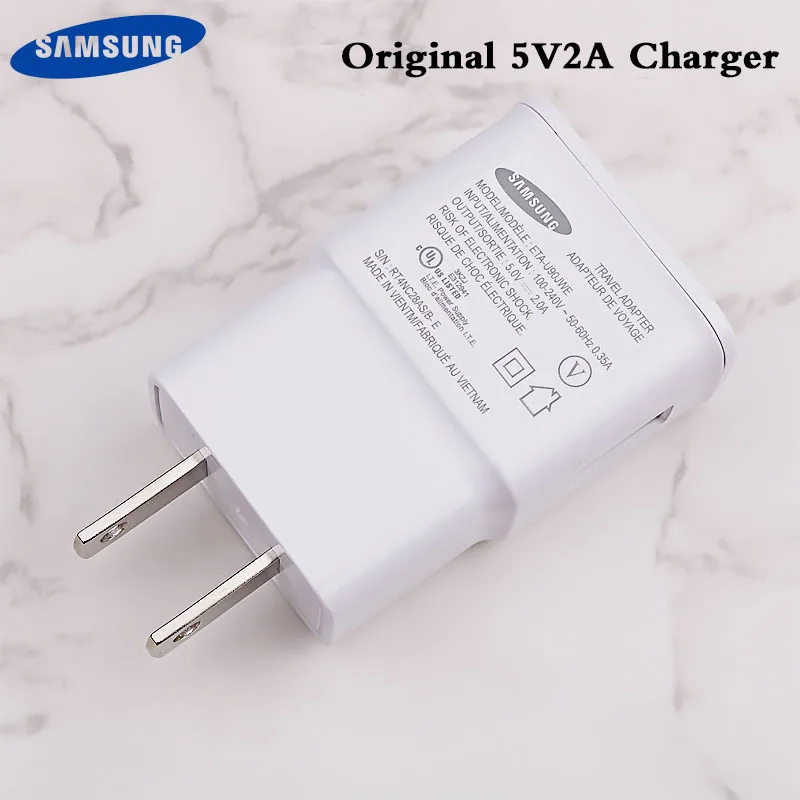 Зарядное устройство для Samsung дорожный настенный адаптер 5 В 2 А зарядный кабель Micro