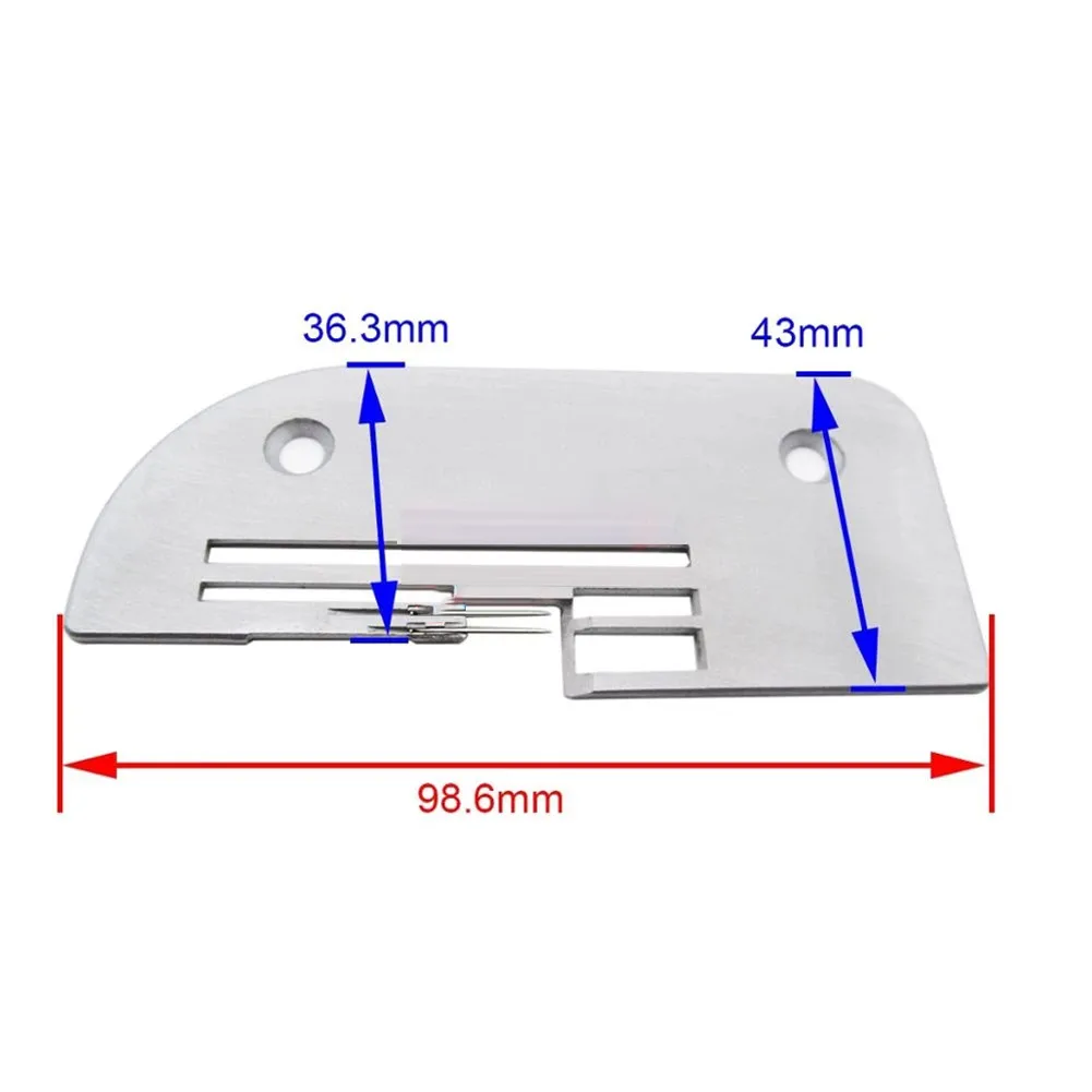 Игольчатая пластина № 1250021-051 подходит для Brother Overlock SL3335 SL3487 металлическая
