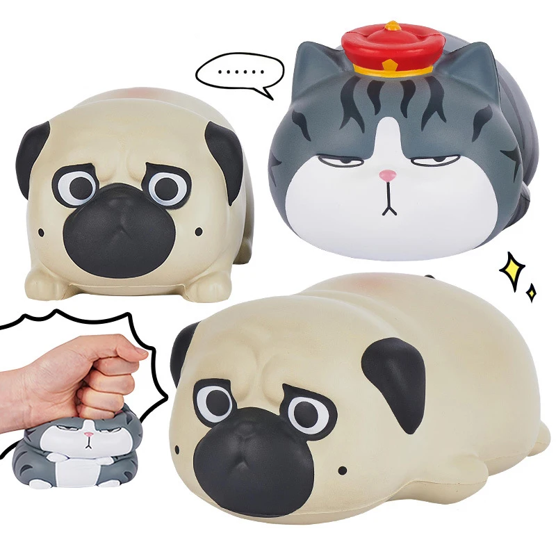 Kids Fidget Toys Antistress Kawaii Simulation Animals Dog Cat Pinch Dolls Stress Reliever Vent Cute Gifts For Children Adults 18 enlarge