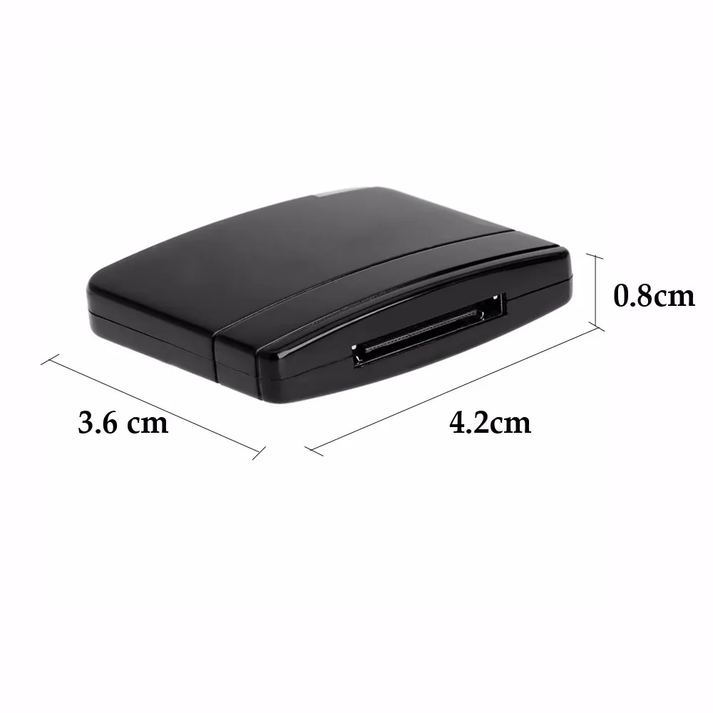 KKmoon автомобильный стиль A2DP музыкальный аудио 30 Pin Bluetooth приемник адаптер для iPod iPhone динамик для ipad док белый Bluetooth автомобильный комплект